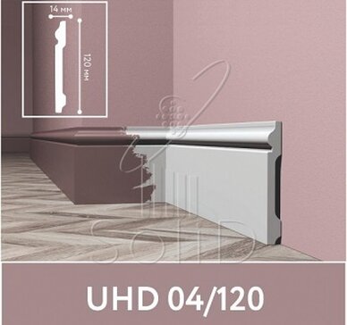 Плинтус 1 UHD 04/120 